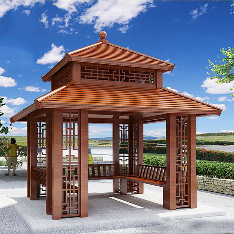 鋁合金涼亭 葡萄架庭院廊架爬藤花架吊頂防腐木戶外陽(yáng)臺(tái)別墅花園